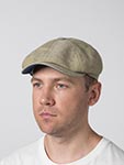 Кепка STETSON арт. 6873703 HATTERAS LINEN STRIPE (светло-оливковый)